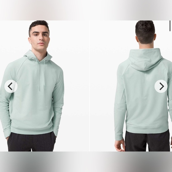 Lululemon City Sweat Hoodie Men M Color Hazy Jade Stretch Performance Casual - Picture 12 of 14